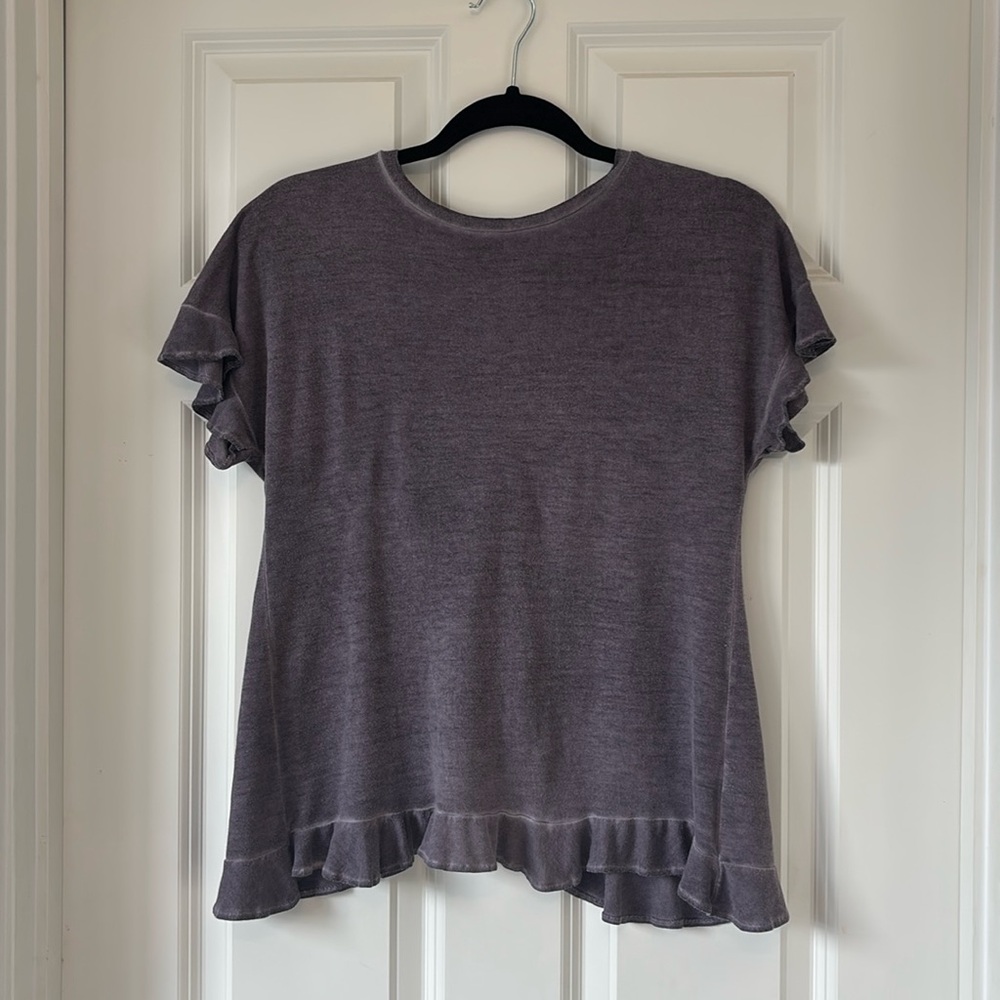 Francesca’s purple top